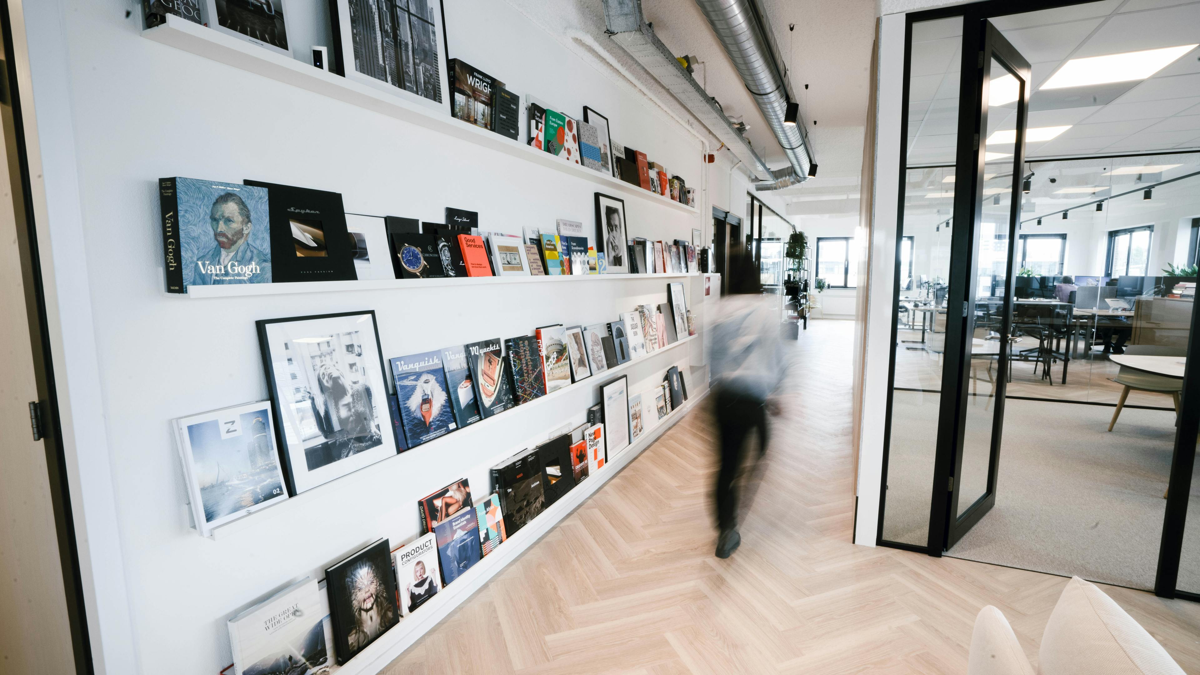 The brink agency office library